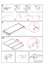 Крышка кузова для Great Wall Poer, трёхсекционная 1600х1610/1570 мм, алюминиевая, черная РИФ