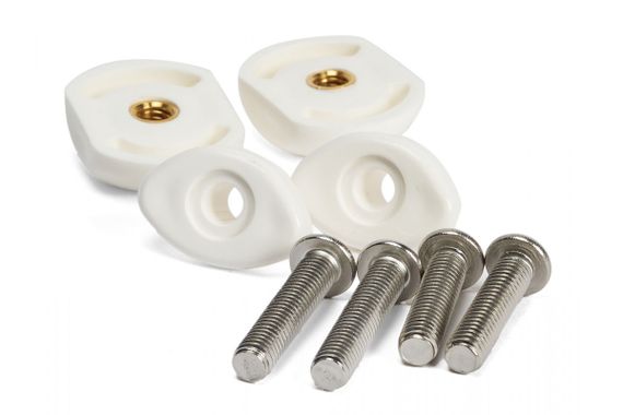 Комплект крепления калоши C4 Carbon 250 серии белый