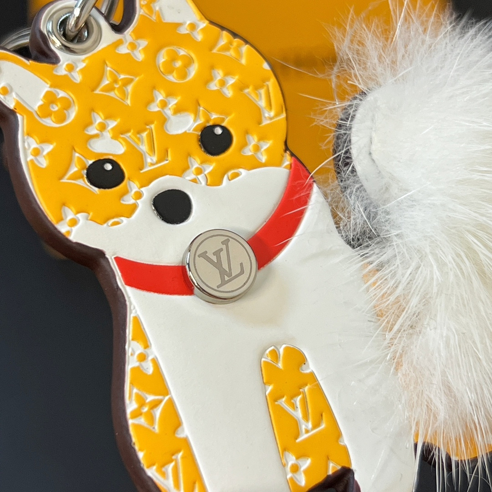 Louis Vuitton Shiba Key Holder And Bag Charm