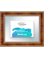 Зеркало 25x45 настенное в раме