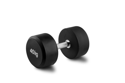 Гантель 40 кг PU (черный)