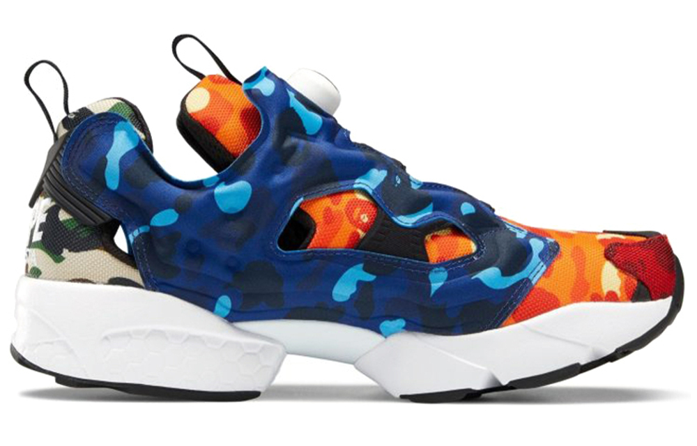Кроссовки A Bathing Ape X Reebok Instapump Fury "Multi-Camo"
