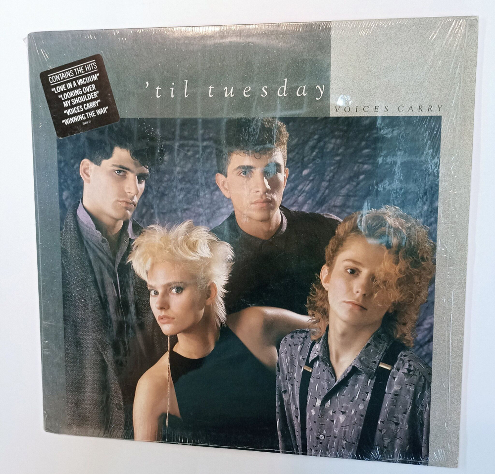 Винтажная виниловая пластинка LP Til Tuesday Voices Carry (USA 1985)