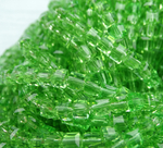 БВ020НН3 Хрустальные бусины квадратные, цвет: светло-зеленый, размер 3 мм, кол-во: 63-65 шт.