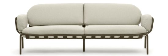 Joncols 3-местный алюминиевый диван зеленого цвета 225 см Испания 