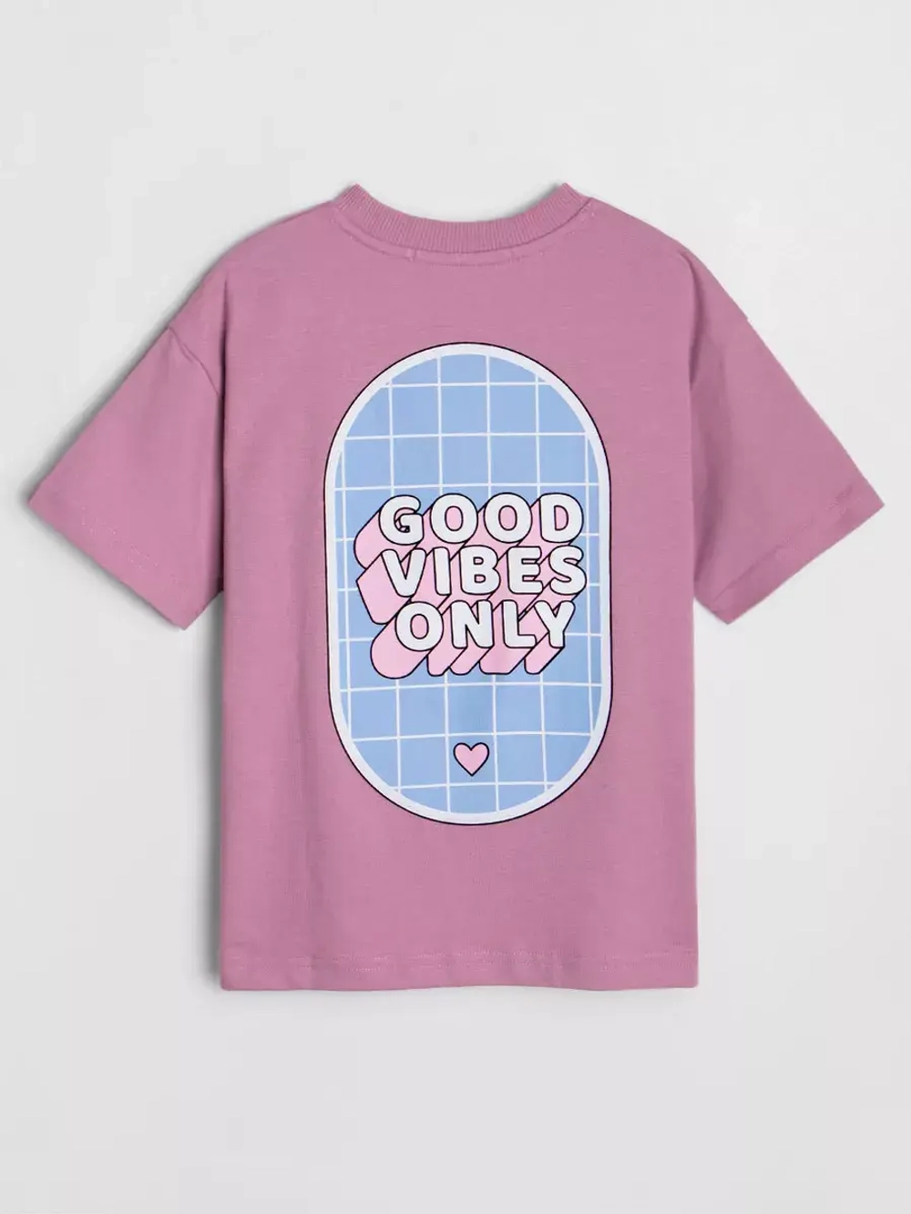 Футболка детская оверсайз в школу трикотажная