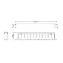 Кабельный организатор Hyperline CM-1U-D75-PL-COV