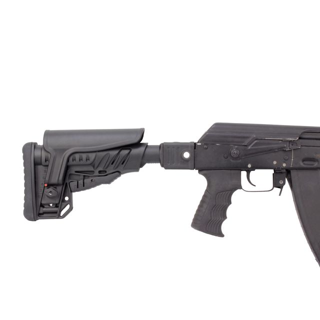 Пластиковый приклад на АК-74, DLG Tactical черный