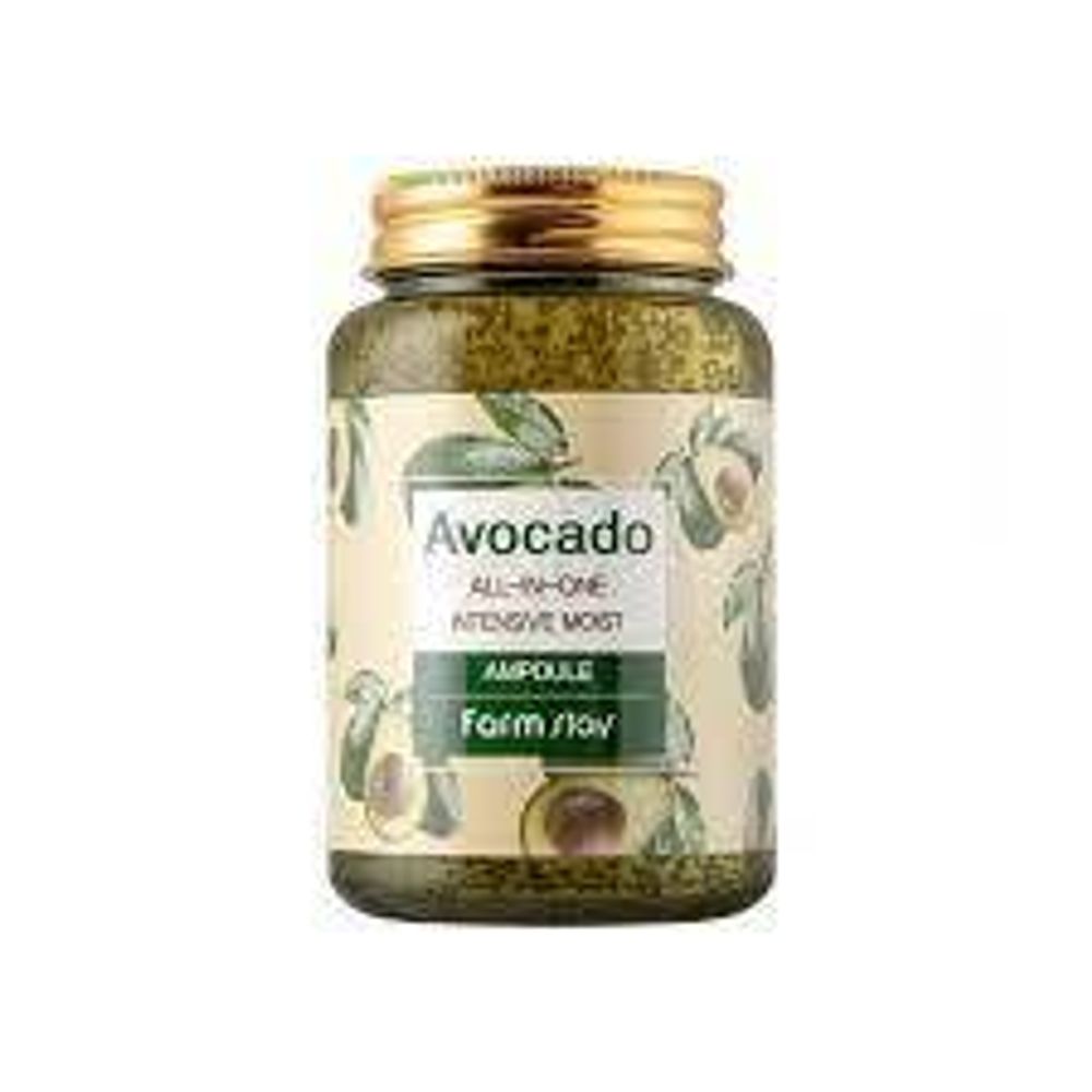 Farm Stay Avocado All-In-One Intensive Moist Ampoule многофункциональная ампульная сыворотка с экстрактом авокадо