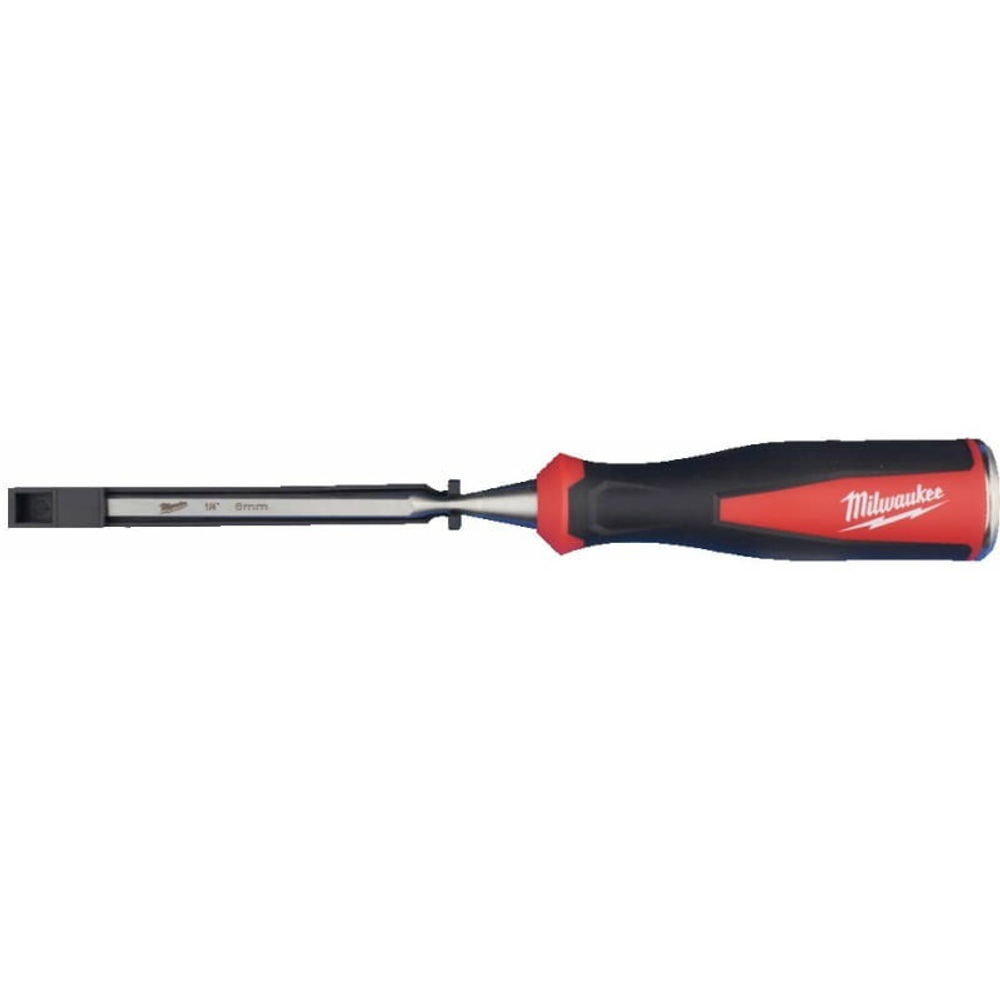 Стамеска плоская Milwaukee 1/4” 6мм
