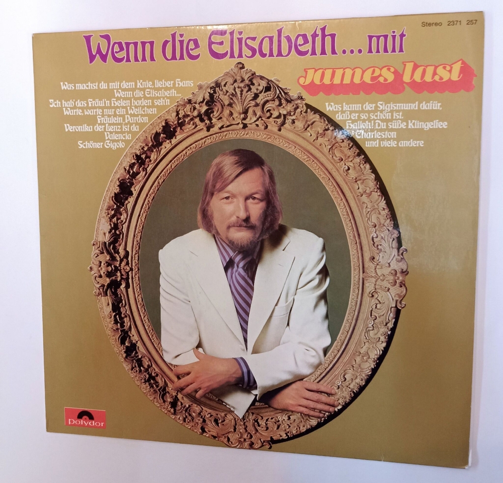 Винтажная виниловая пластинка LP James Last Wenn Die Elisabeth (Germany 1972)