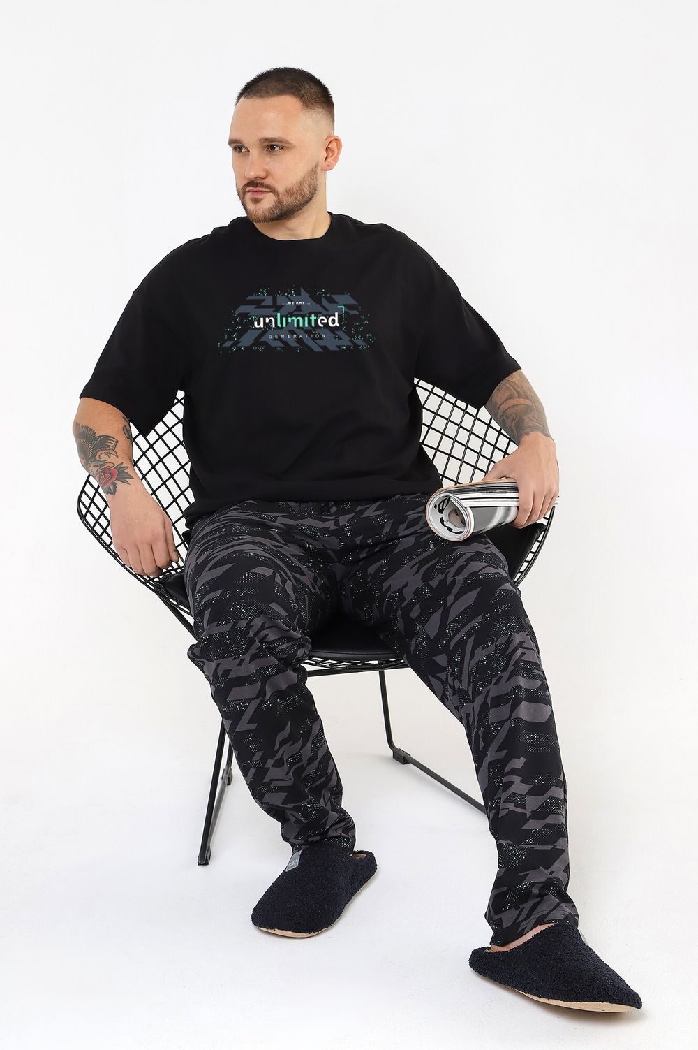 Костюм мужской Галилео-3 Виотекс ЧЁРНЫЙ