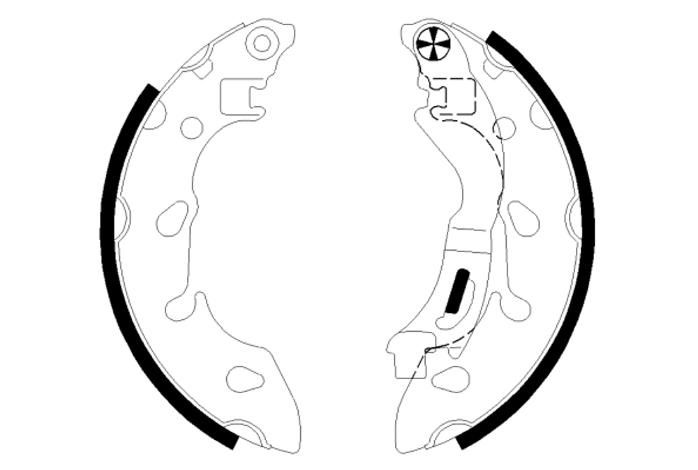 TEXTAR - 91079700-TET - Brake Shoe Set