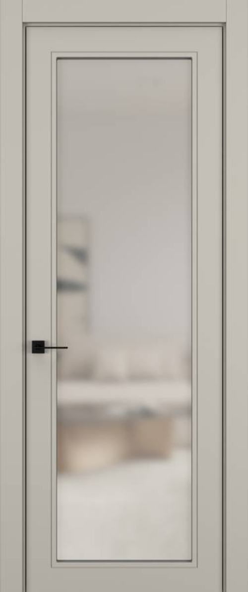 Дверь 01V GEOMETRY Матовый Серый шелк