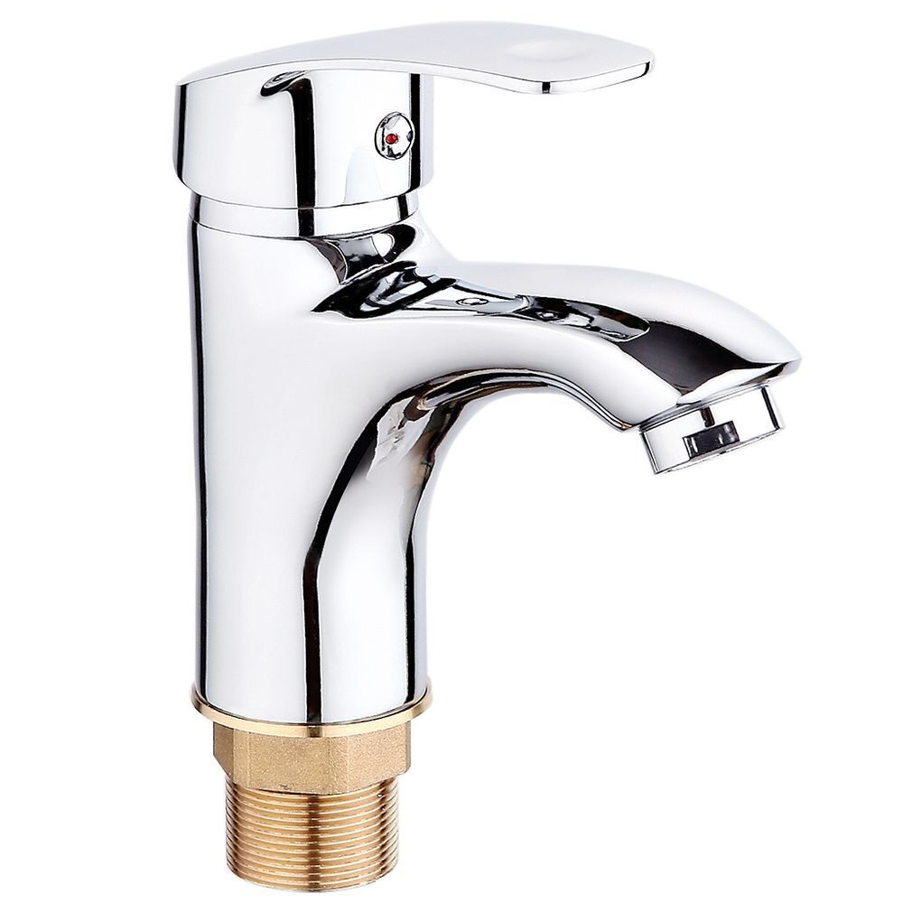 Смеситель для раковины, РМС, корот изл, с картриджем, хром, SL85-001F