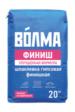 Смесь сухая шпаклевочная на гипсовом вяжущем "ВОЛМА - ФИНИШ" 20 кг