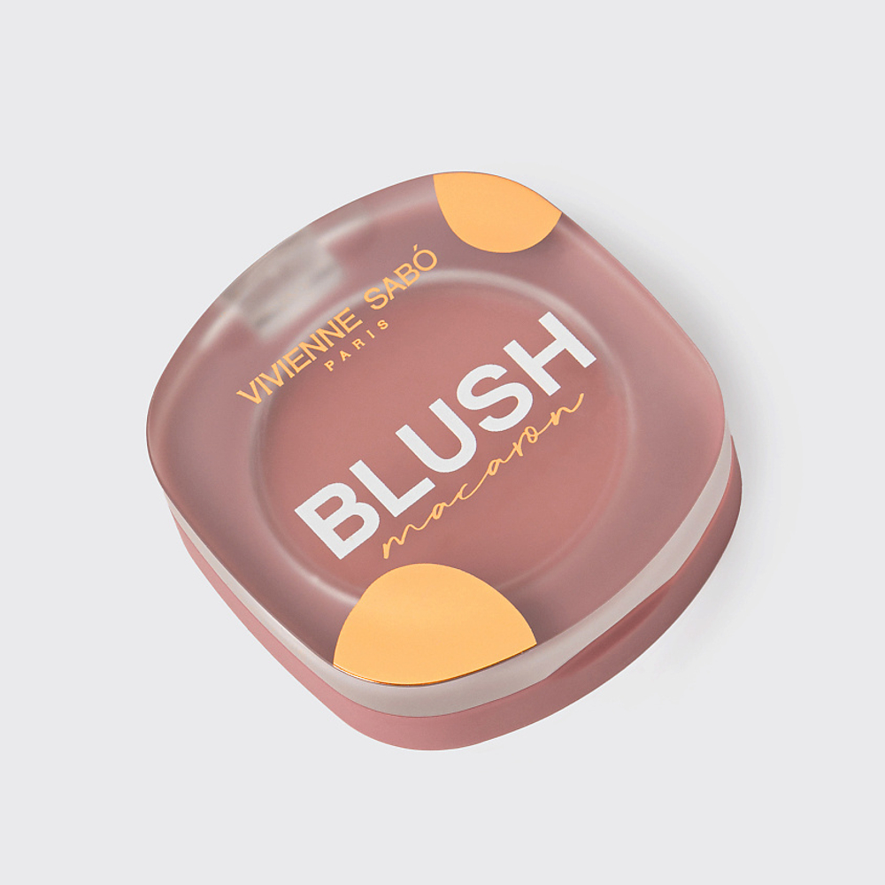Vivienne Sabo Macaron Matte Face Blush Матовые румяна для лица 04 Натуральный розовый
