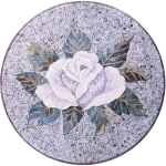 Подставка керамическая 20 см «Мозаика» Роза