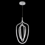 Светильник подвесной Crystal Lux PERA SP50W LED CHROME