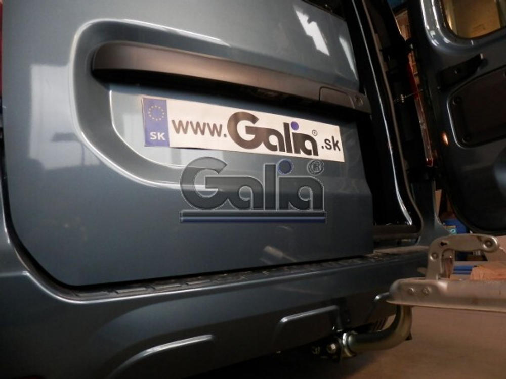 Оцинкованный фаркоп на Renault Dokker 2017-2019, Dacia Dokker 2012-2021, Renault Express 2020- (без электрики), Galia D045A