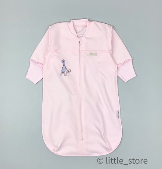 Спальный мешок утепленный "Зайкины истории" розовый