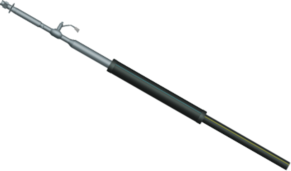 Цокольный ввод SDR11 400х426 "i-образный" L=2,7 м (с ПЭ футляром 0,8 м)
