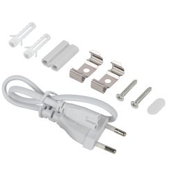 Комплект из 4-х линейных фитоламп ЭРА GREEN LINE FITO-4х10W-LINE-Rb+timer 9/12/15 H 2-pin красно-синий спектр 40 Вт