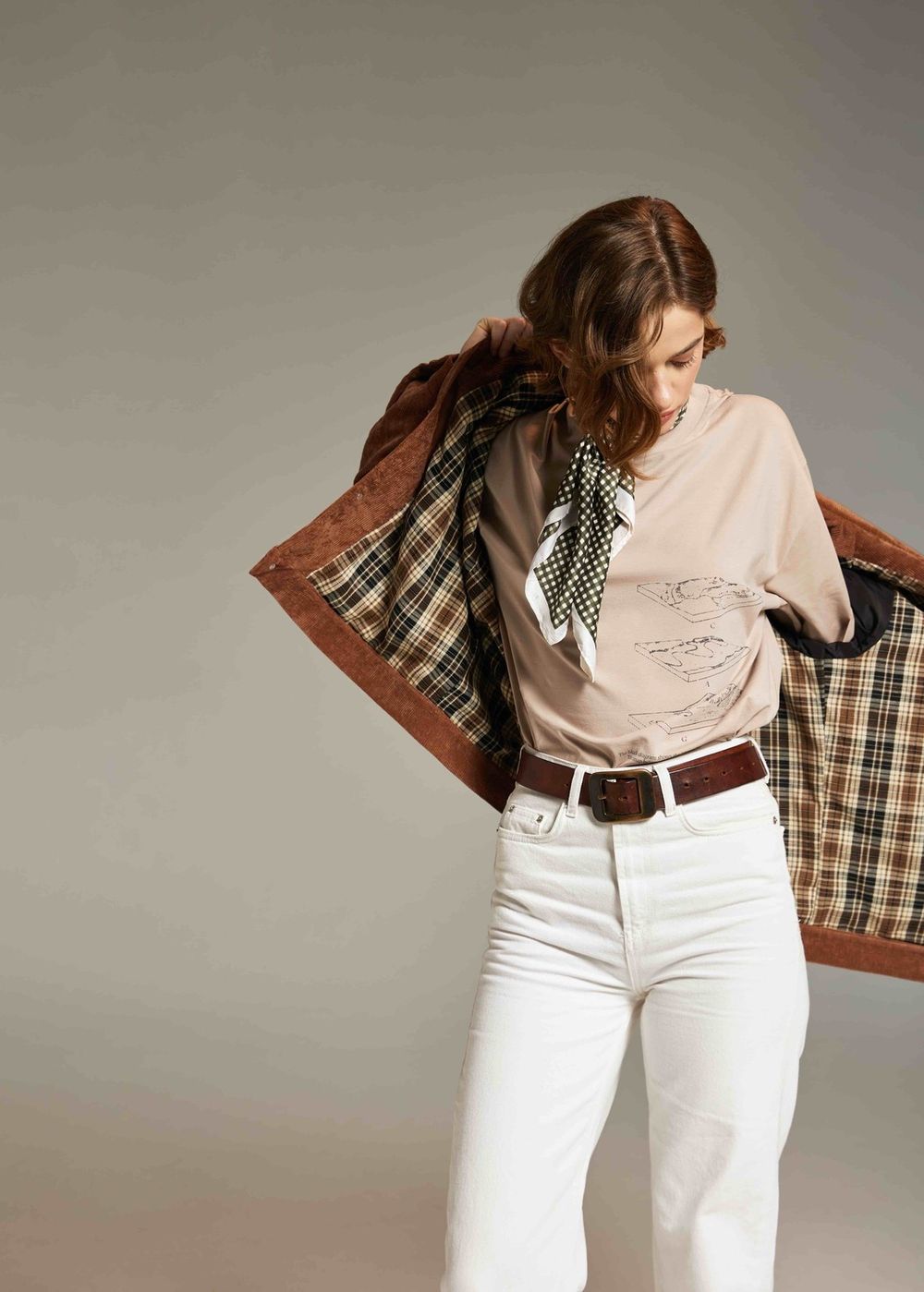 Куртка Called a Garment Corduroy work Карамельная