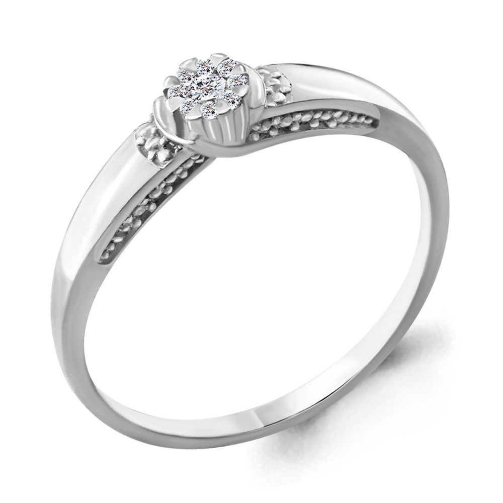 962959 Кольцо из Золота с бриллиантами из коллекции "Elegance"