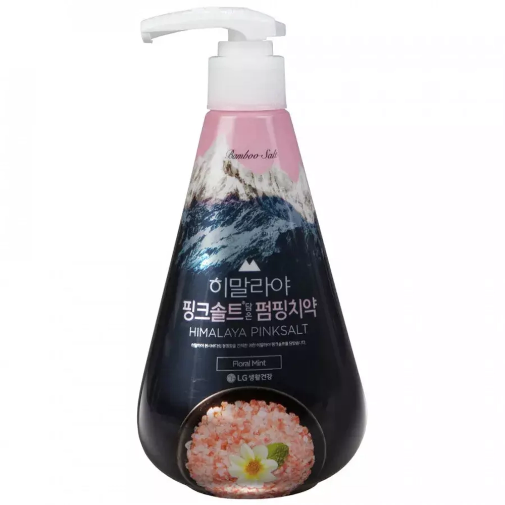 Зубная паста с розовой гималайской солью Цветы и мята Perioe Pumping Himalaya