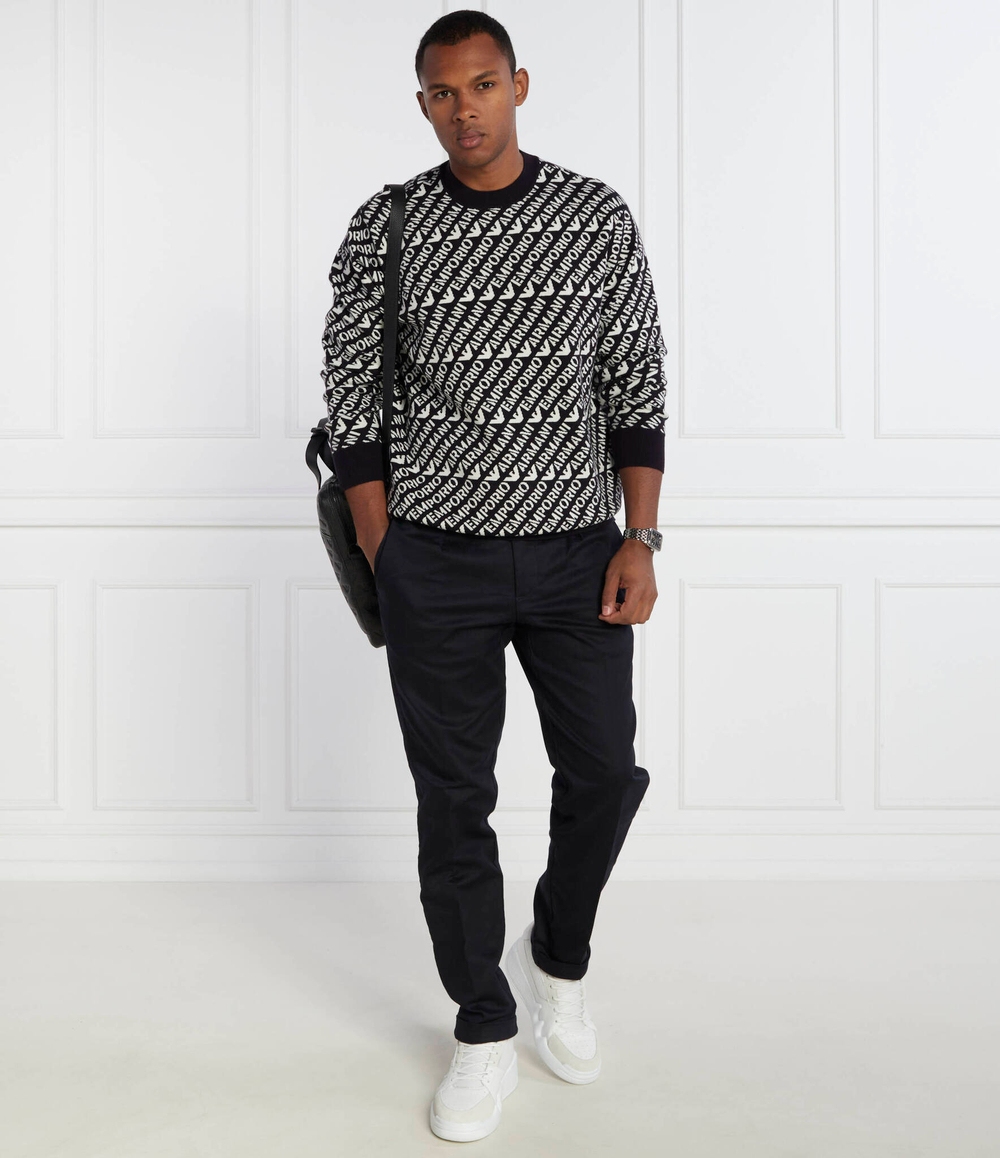 Свитер PULLOVER Emporio Armani - черный(6R1MU2 1MMKZ)