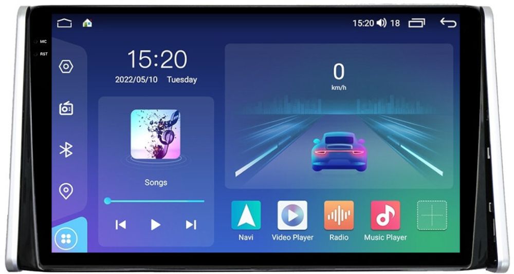 Магнитола для Toyota RAV4 2019+ - Parafar PF568U2K Android 11, QLED+2K, ТОП процессор, 8Гб+128Гб, CarPlay, SIM-слот