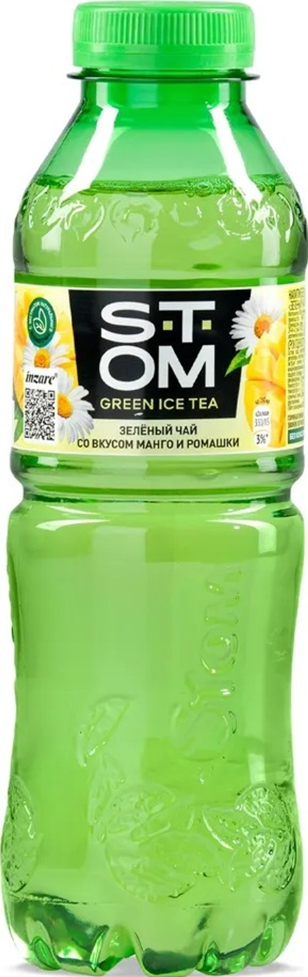 Стом Зеленый Чай со Вкусом Ромашки и Манго 0,5л