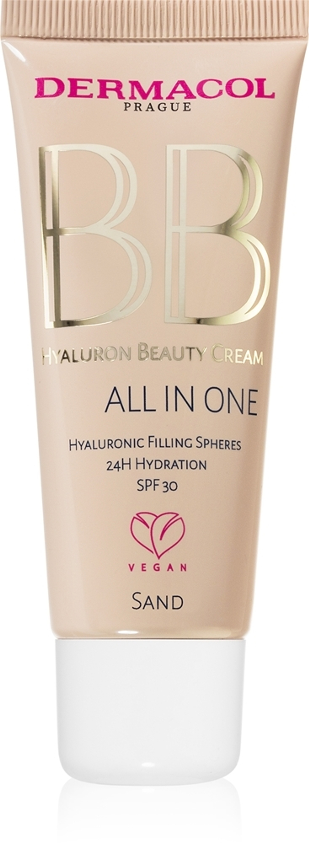 Dermacol Hyaluron Beauty Cream - Увлажняющий BB-крем SPF 30, 30 ml