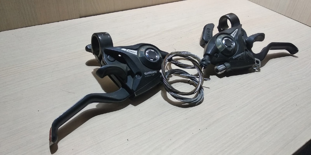 Манетки Shimano ST-EF51-L 3х7 ск