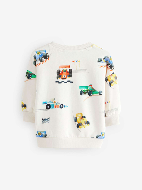 Толстовка для мальчика Next E60-827, Молочный