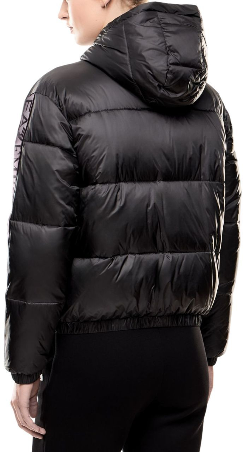 Женская теннисная куртка EA7 Ventus7 Dynamic Athlete Hooded - black