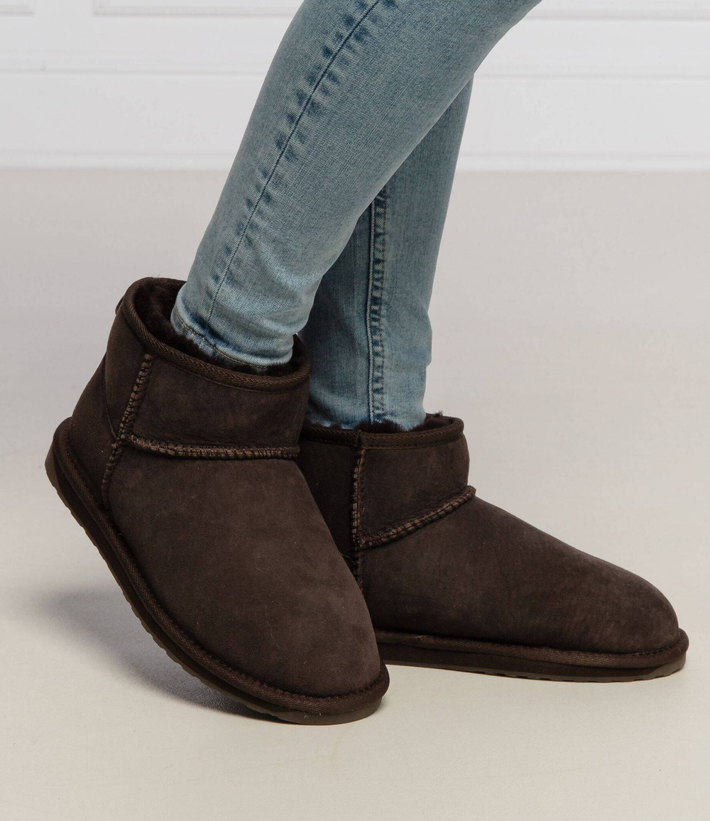 Кожаные угли stinger micro EMU Australia - коричневый(W10937)