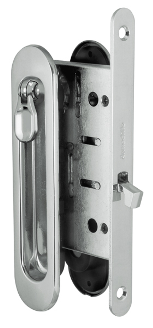 Набор для раздвижных дверей Армадилло SH011-BK CP-8, цвет хром (гарантия - 5 лет)