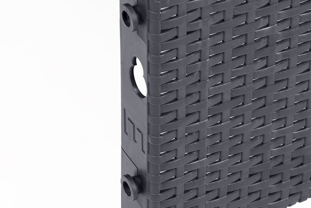 Arizona b:rattan, Диван трехместный, антрацит (3-х местная подушка)