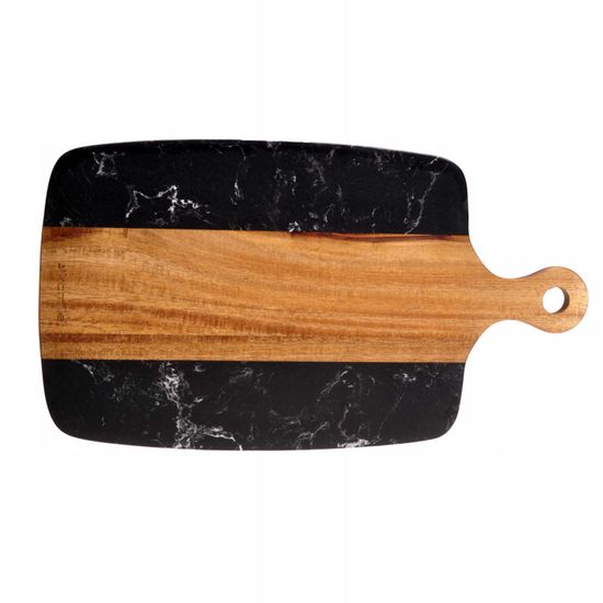 Доска сервировочная из акации и мрамора Kamille KM 10081 (40х22х1,3 см.)
