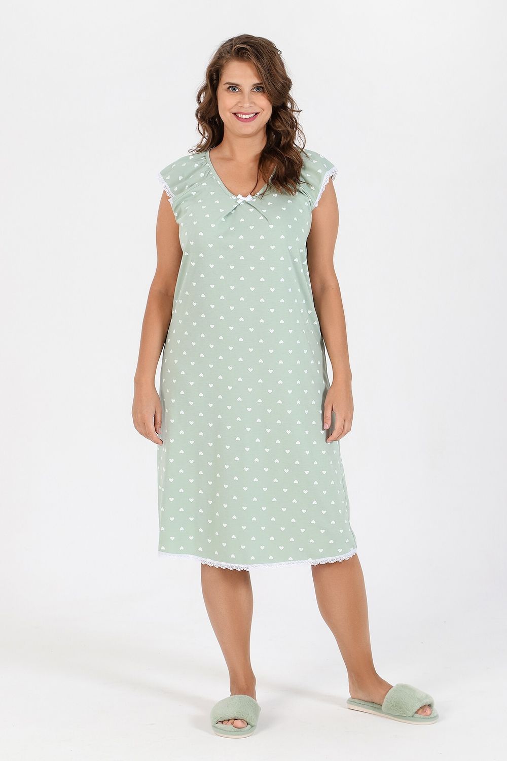 Ночная сорочка Лейла Виотекс ЗЕЛЁНЫЙ