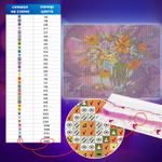 Картина стразами (алмазная мозаика) 30х40 см, ОСТРОВ СОКРОВИЩ "Букет в вазе", без подрамника, 662562