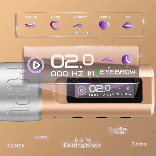 EZ POPU "Mini Diva". Машинка для перманентного макияжа "Мини Дива" | Wireless PMU Machine