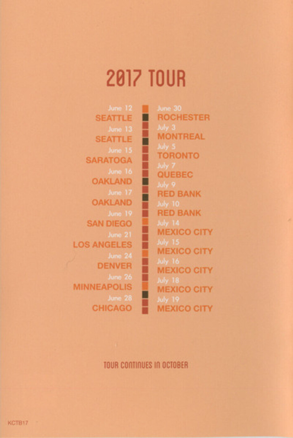 King Crimson / The Elements (2017 Tour Box)(2CD)