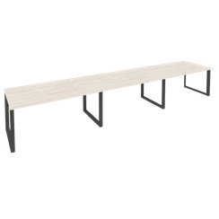 Onix Стол переговорный O.MO-PRG-3.4 Денвер Светлый/Металл Антрацит 4740*980*750