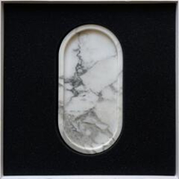 Поднос мраморный Mono (мрамор Calacatta Viola) 24 х 12