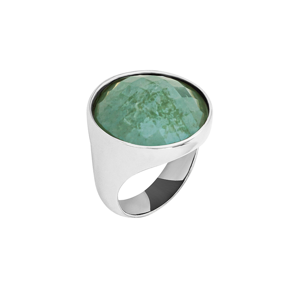 Кольцо Possebon Pearl Green Quartz 16.5 мм K1155.16/16.5 G/S