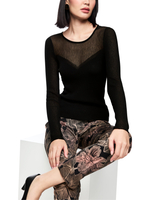 Джемпер из вискозы и хлопка