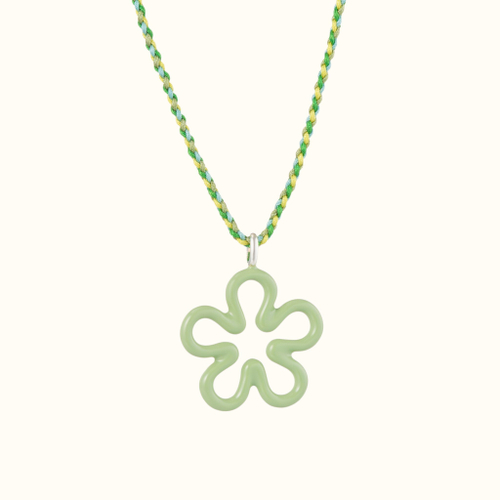 Колье Flower Cloud Green